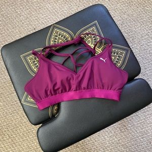Puma strappy sports bra